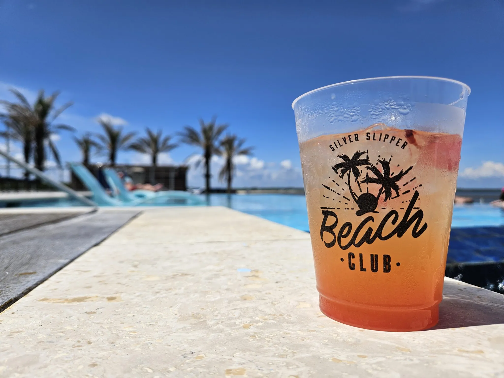 Guests enjoying the beachfront grounds at Silver Slipper Casino & Hotel